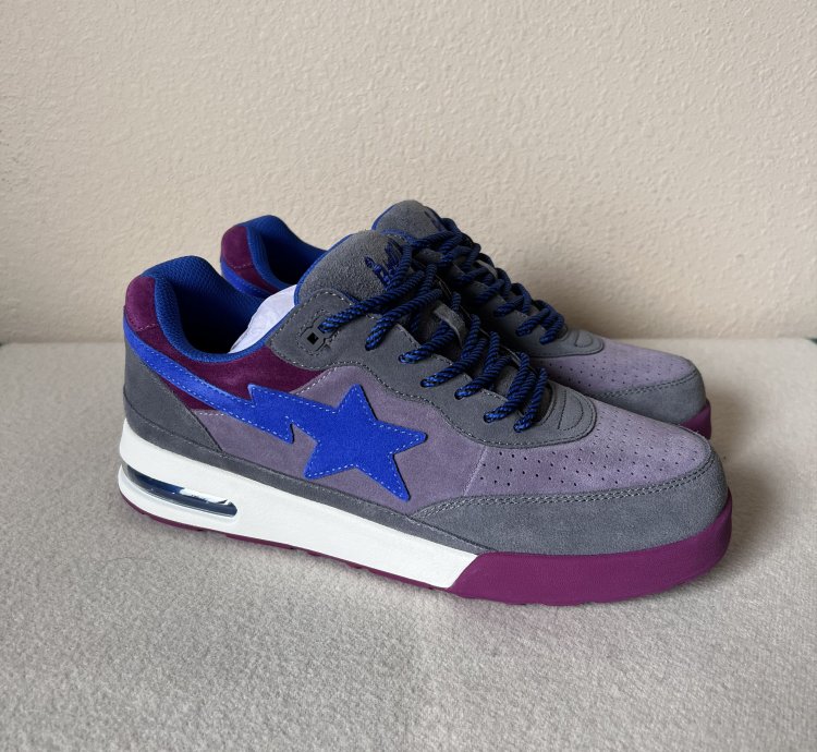 Bape Road Sta M2 Sneakers In Purple Blue