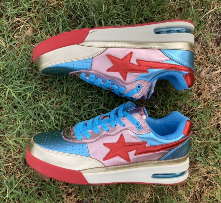 Bape Road Sta Metallic Pink