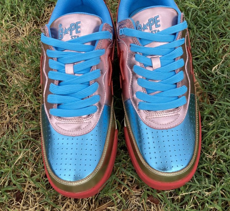 Bape Road Sta Metallic Pink
