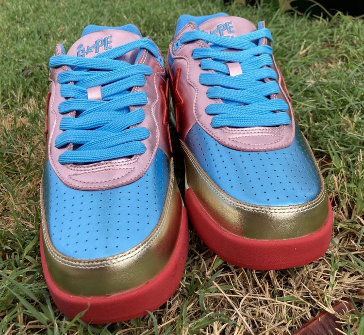 Bape Road Sta Metallic Pink