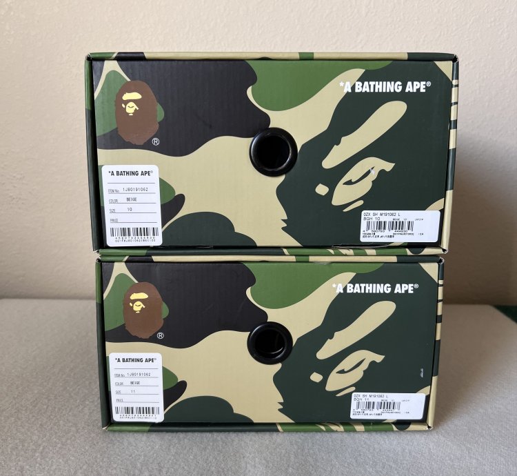 Bape Road Sta Sneakers 1 In Beige