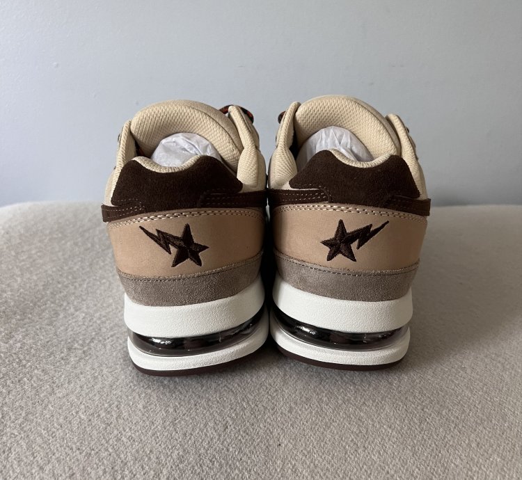 Bape Roadsta Sneakers In Beige Brown