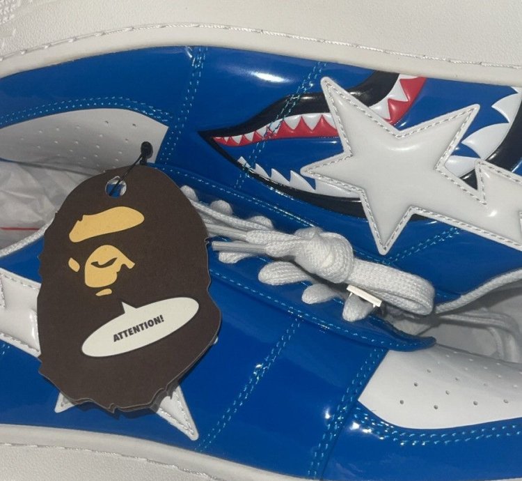 Bape Shark Bapestas Blue Ds