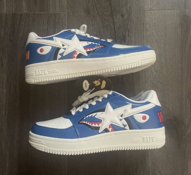 Bape Shark Bapestas Blue Ds