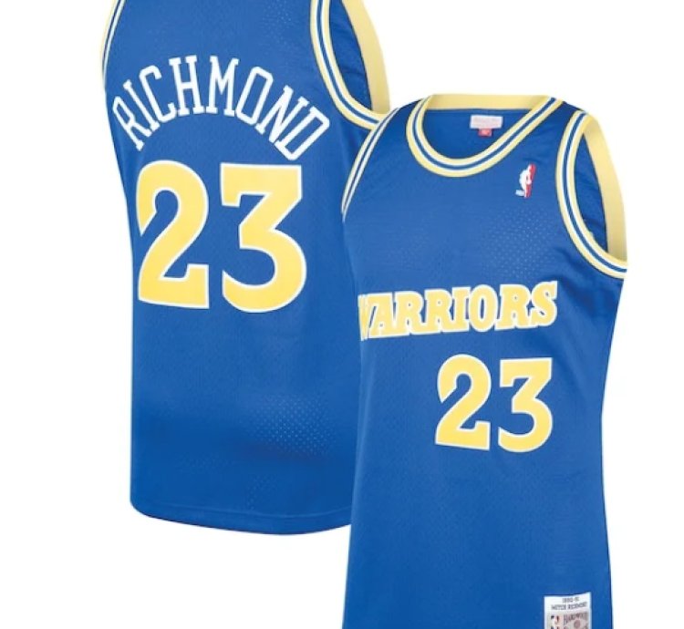 Mitch Richmond Golden State Warriors 199091 Hardwood Classics Swingman Jersey - Royal
