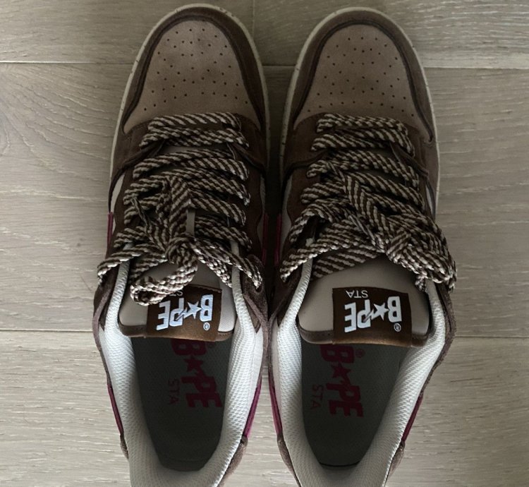 Bape Sk8 Sta - Brown Pink