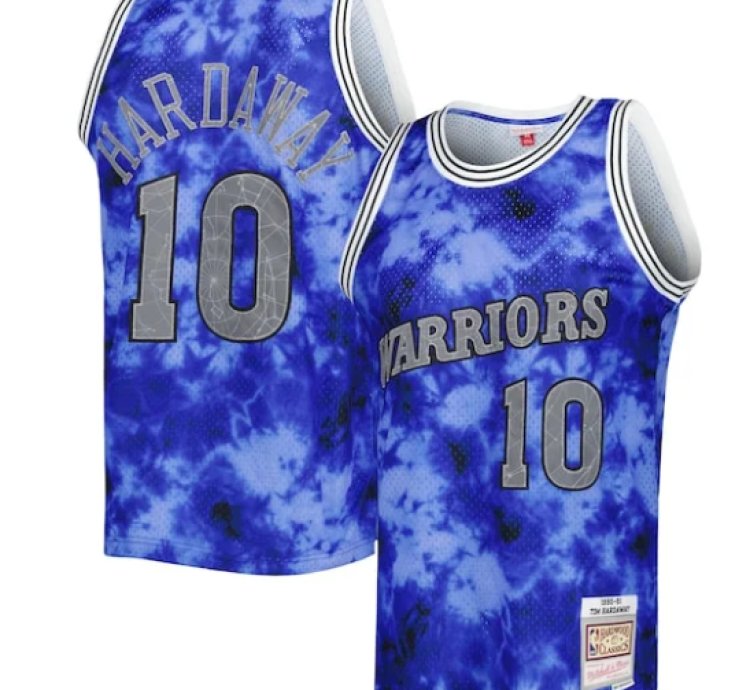 Tim Hardaway Golden State Warriors 199091 Galaxy Swingman Jersey - Blue