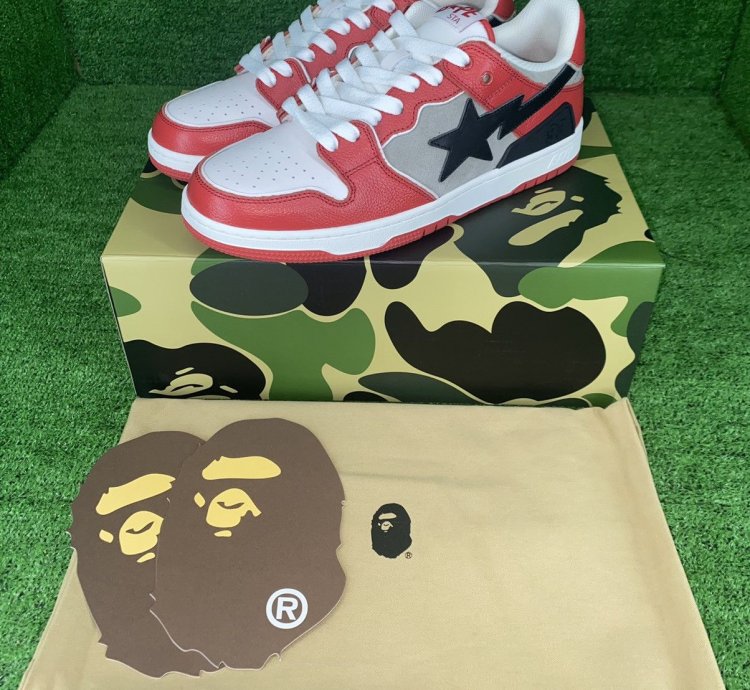Bape Sk8 Sta 1 Red Size 10