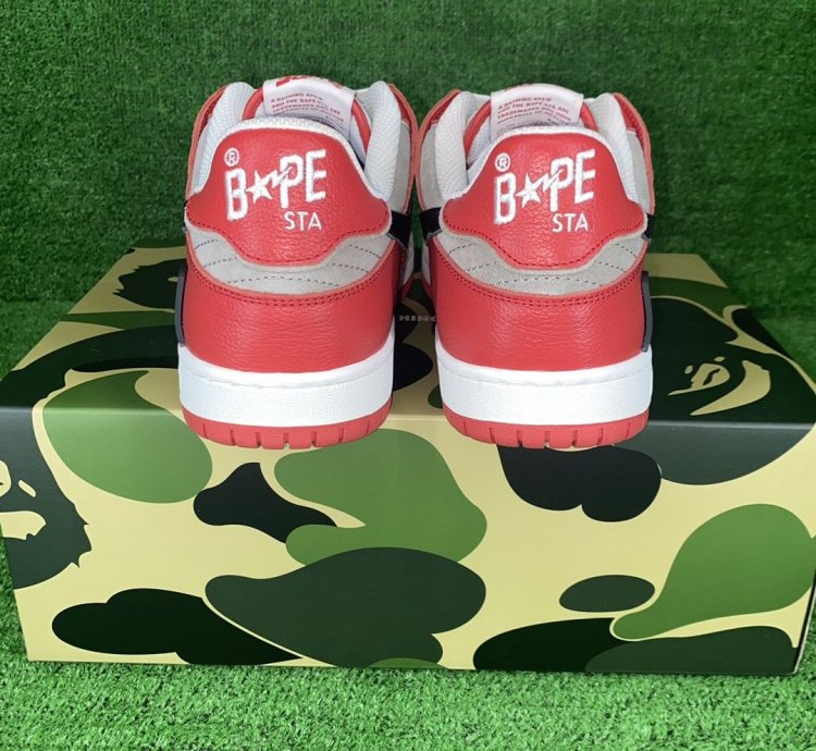 Bape Sk8 Sta 1 Red Size 10