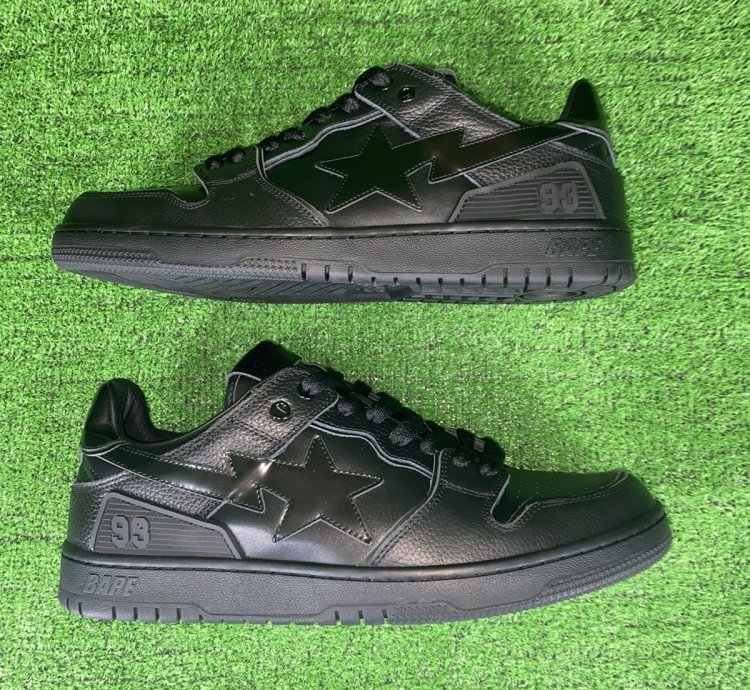 Bape Sk8 Sta 3 Black Size 9