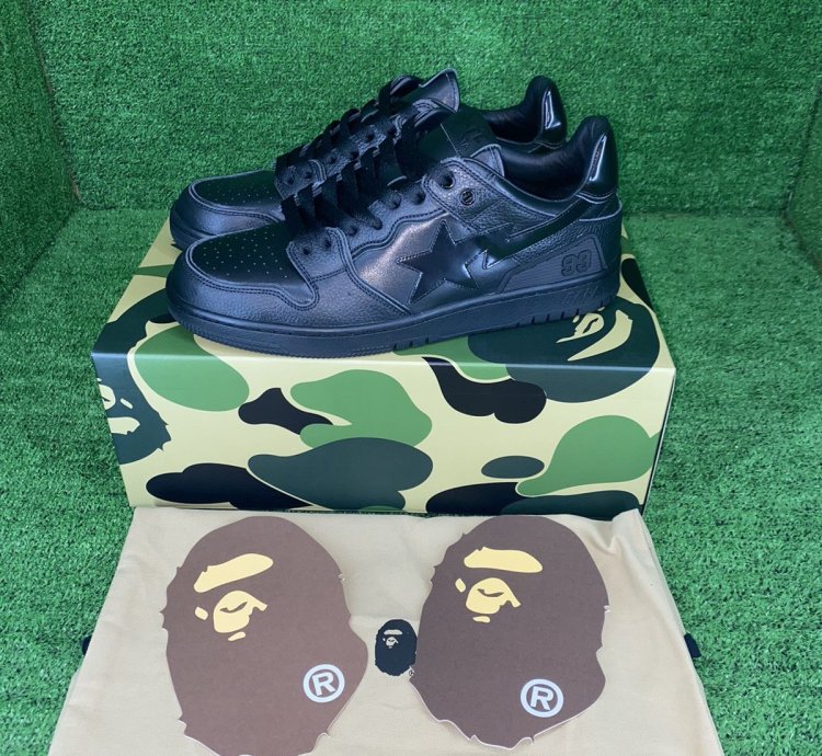 Bape Sk8 Sta 3 Black Size 9 5