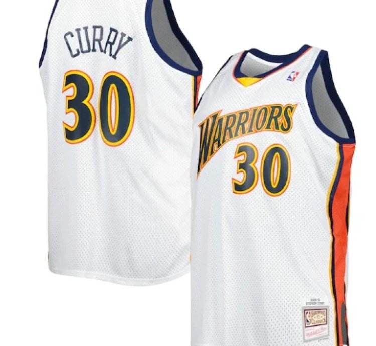 Stephen Curry Golden State Warriors Big Tall Hardwood Classics 200809 Swingman Jersey - White