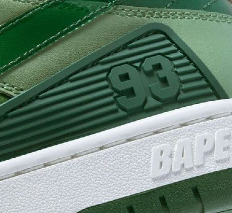 Bape Sk8 Sta 5 Green Size 7