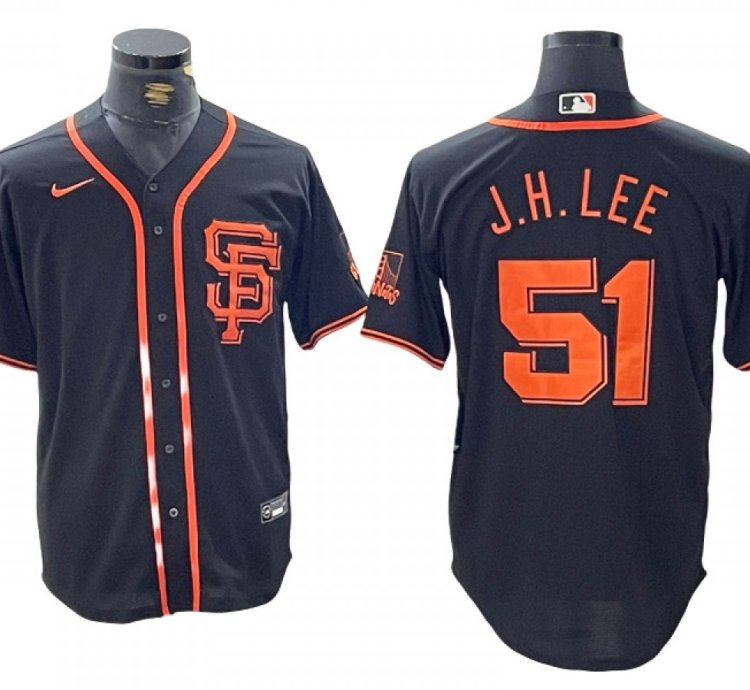 San Francisco Giants 51 Jung Hoo Lee Black Limited Jersey