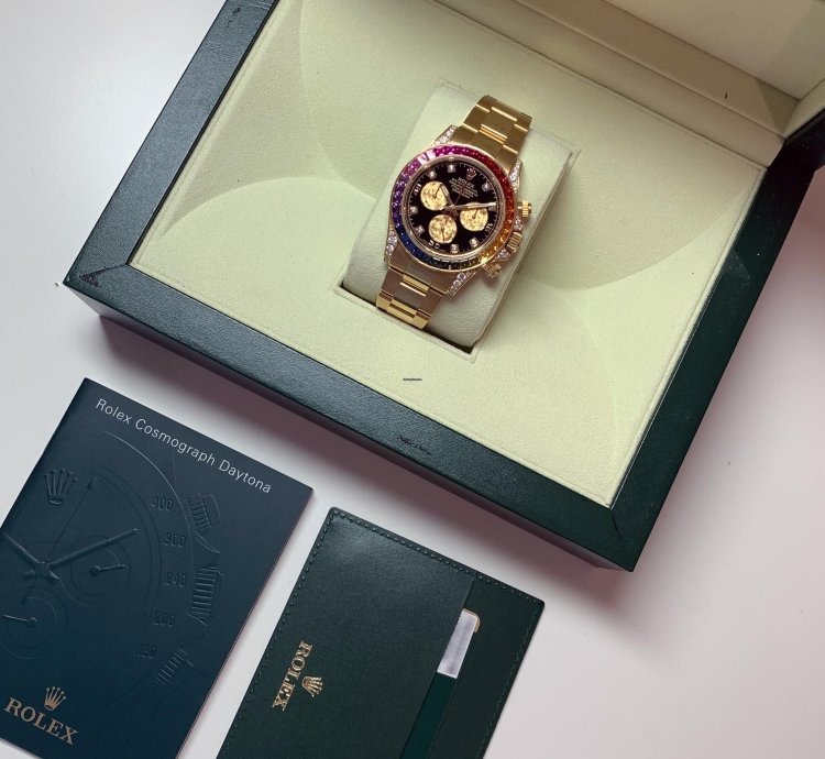 Rolex Daytona Rainbow Yellow Gold 116598rbow