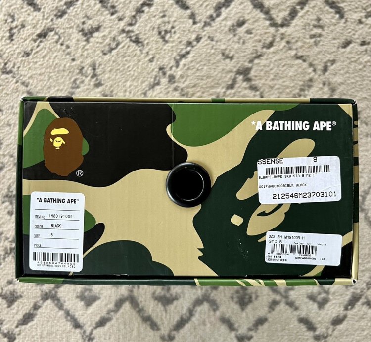 Bape Sk8 Sta Sneaker Black