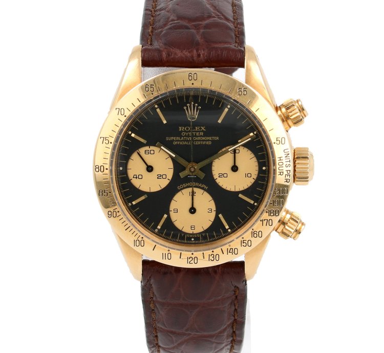 Rolex Daytona Ref 6265 In Yellow Gold Full-set