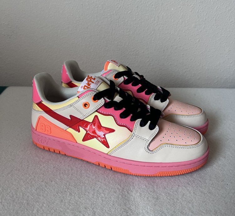 Bape Sk8 Sta Sneaker Orange