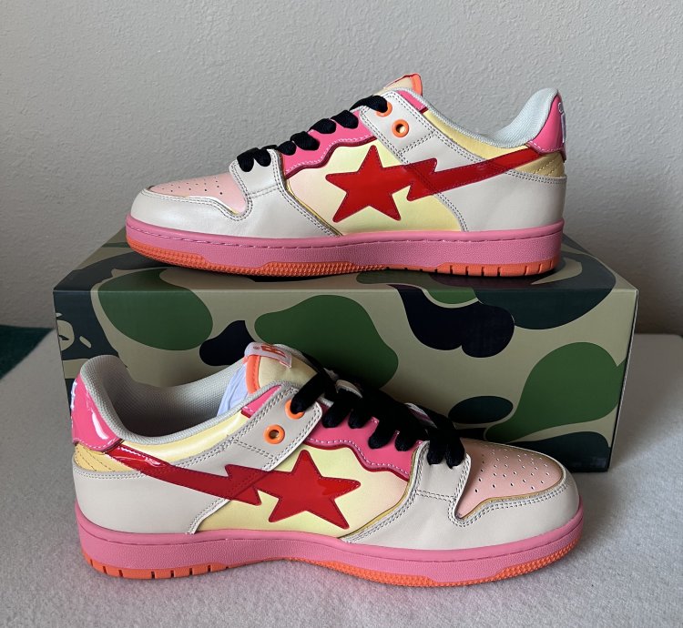 Bape Sk8 Sta Sneaker Orange