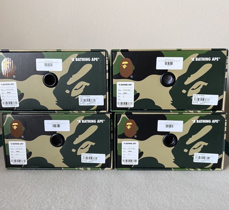Bape Sk8 Sta Sneaker Orange