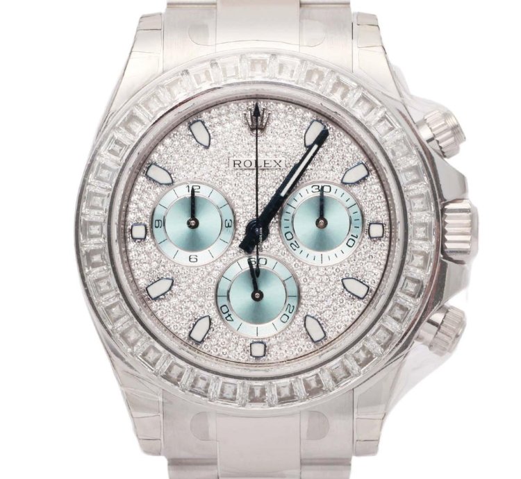 Rolex Daytona Tbr Full Pave Ice New Full Stickers 116576tbr