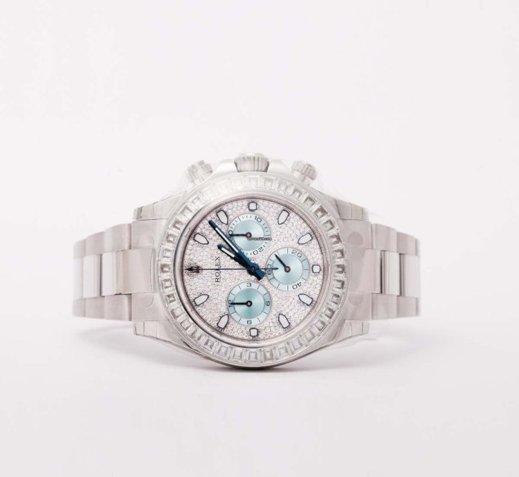 Rolex Daytona Tbr Full Pave Ice New Full Stickers 116576tbr