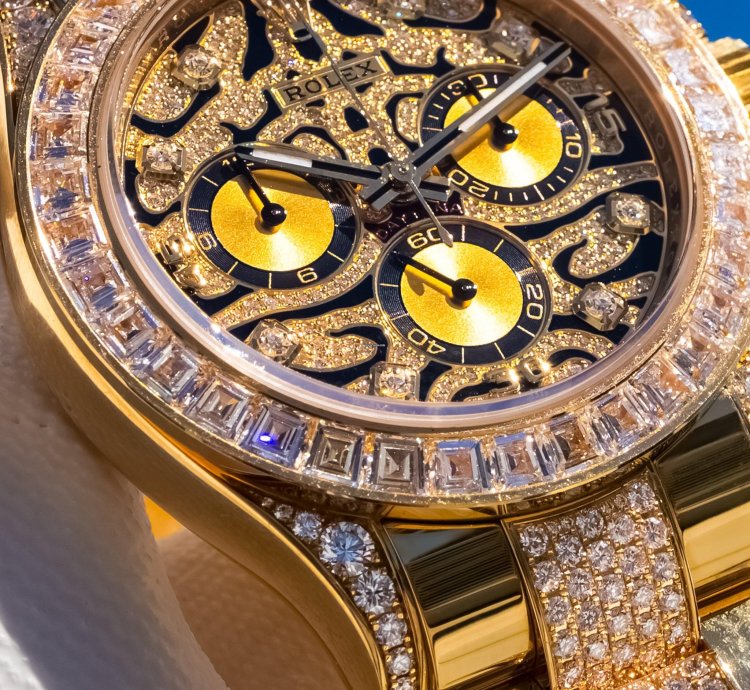 Rolex Daytona Unworn 2022 Daytona Eye Of The Tiger 116598tbr Pave