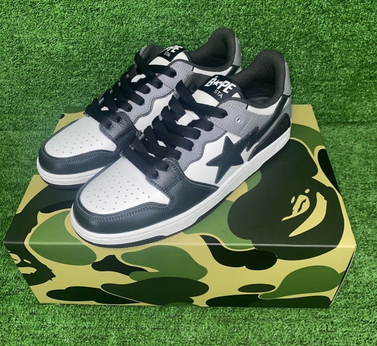 Bape Sk8sta 5 Black Gray Size 10