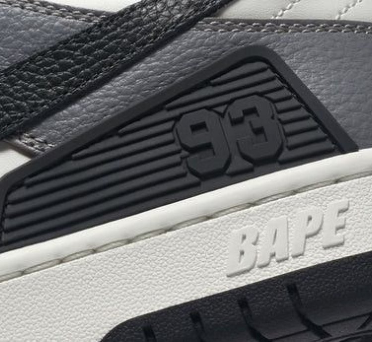 Bape Sk8sta 5 Black Gray Size 10