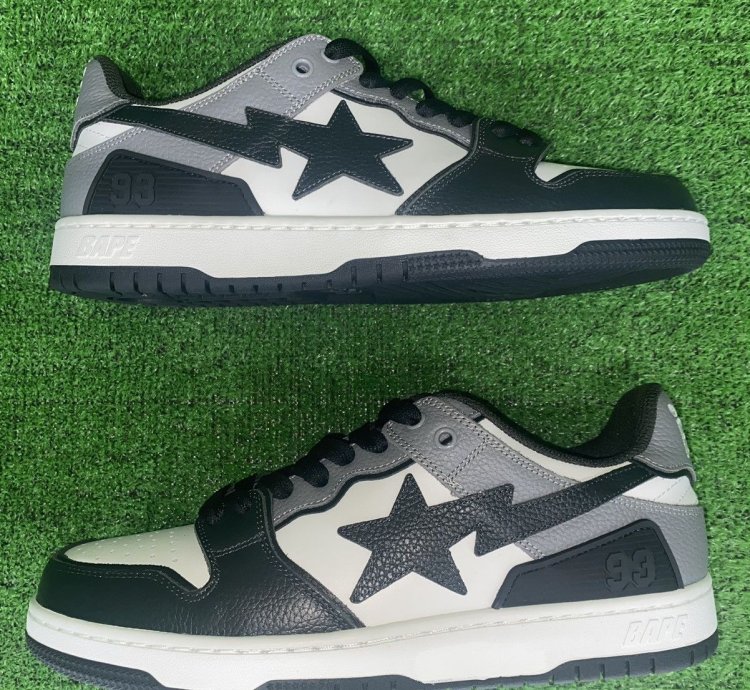 Bape Sk8sta 5 Black Gray Size 10