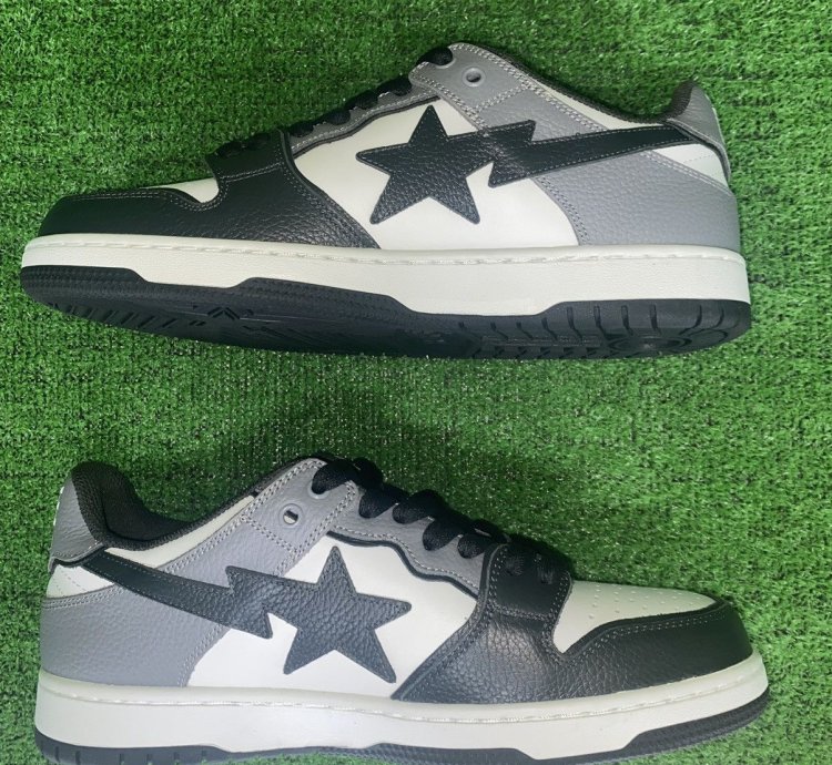 Bape Sk8sta 5 Black Gray Size 10