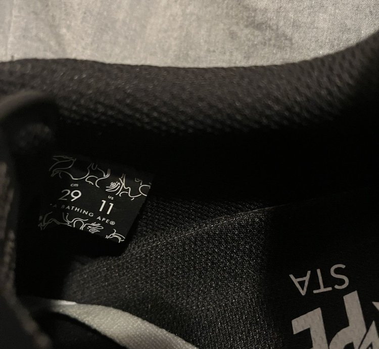 Bape Sk8sta Black Silver