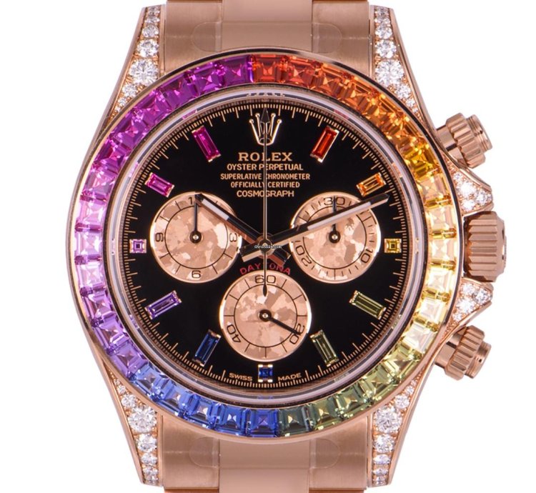 Rolex Daytona Unworn Rainbow Daytona 116595rbow