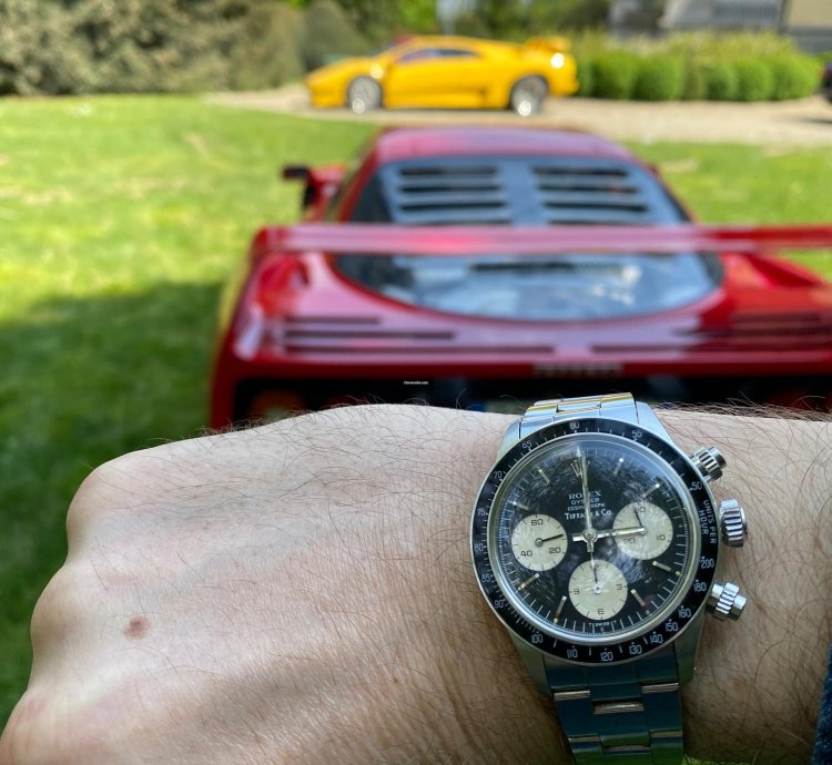 Rolex Daytona Very Rare Rolex Daytona 6263 Black Tiffany Co Dial