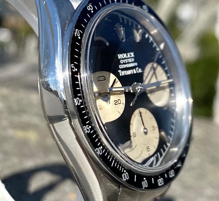 Rolex Daytona Very Rare Rolex Daytona 6263 Black Tiffany Co Dial