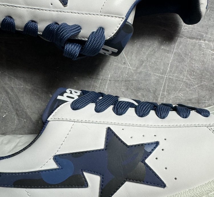 Bape Skull Sta White Navy