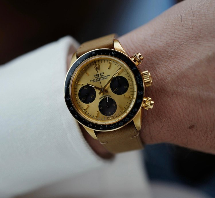 Rolex Daytona Yellow Gold Cosmograph Watch Ref 6263