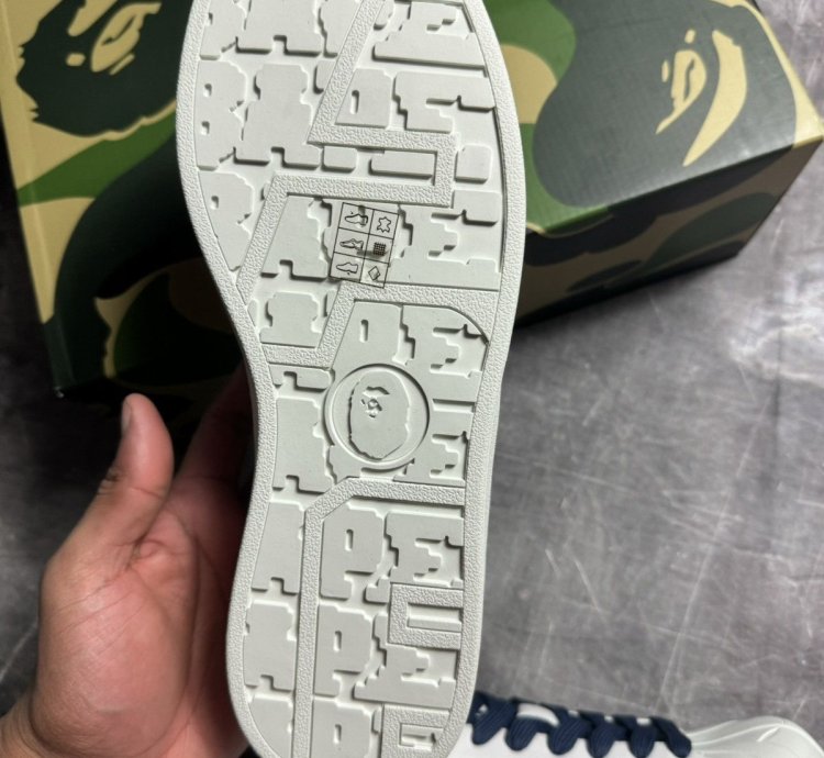 Bape Skull Sta White Navy