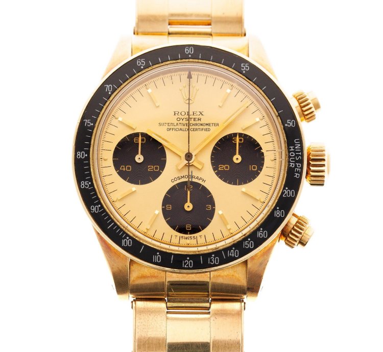 Rolex Daytona Yellow Gold Cosmograph Watch Ref 6263 In Super Condition