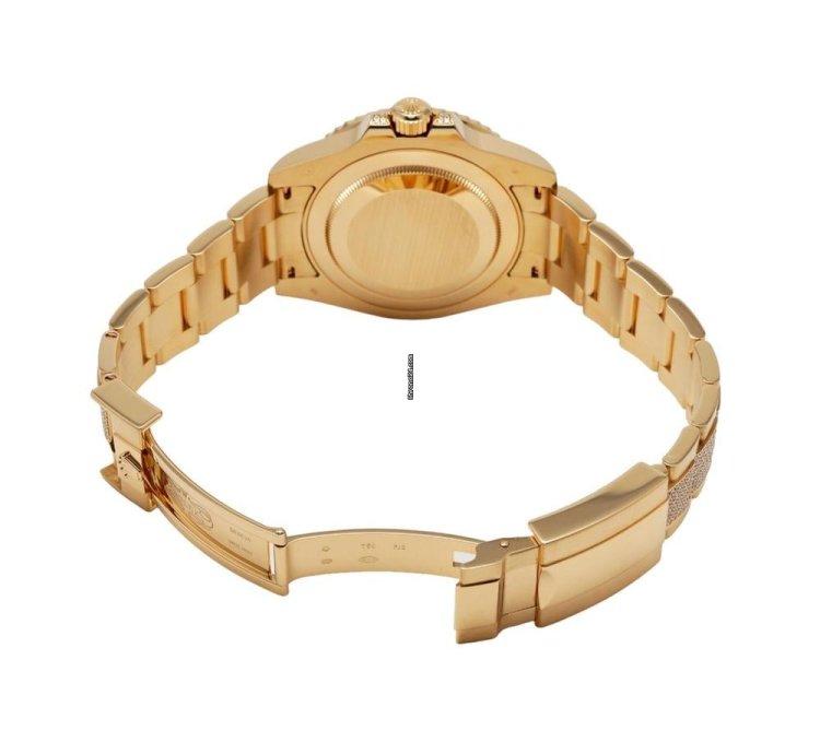 Rolex Gmt-master Ii 116758saru Automatic Yellow Gold Good