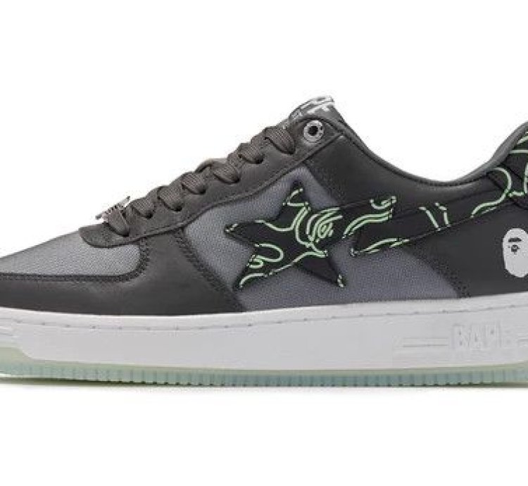 Bape Sta 1 Line Camo Charcoal Size 9 5