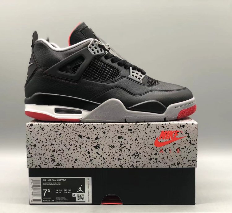 Nike Air Jordan 4 Retro Bred Reimagined