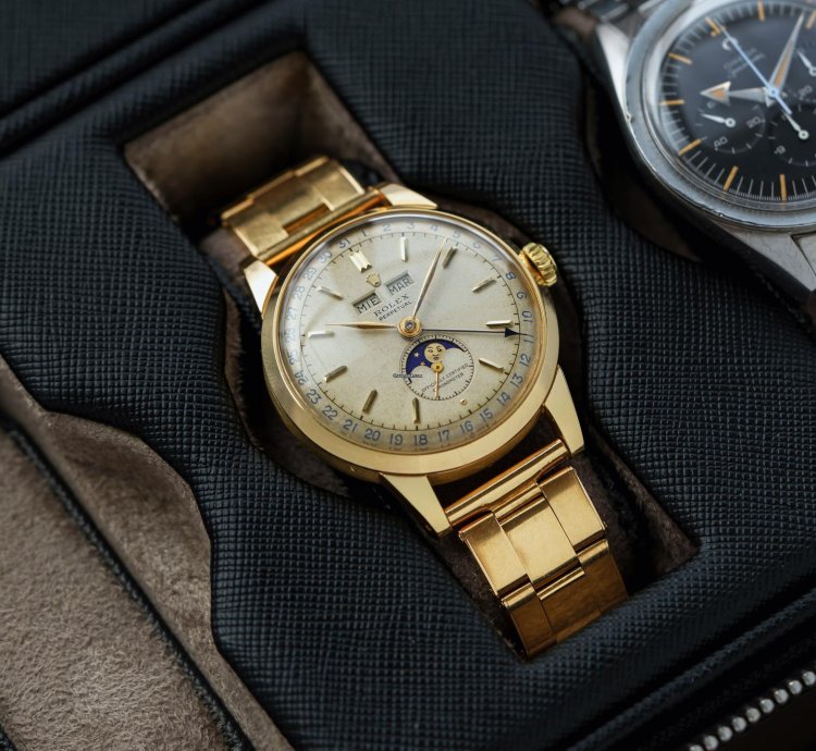 Rolex Padellone 8171 Padellone Yellow Gold Rare Oyster Bracelet