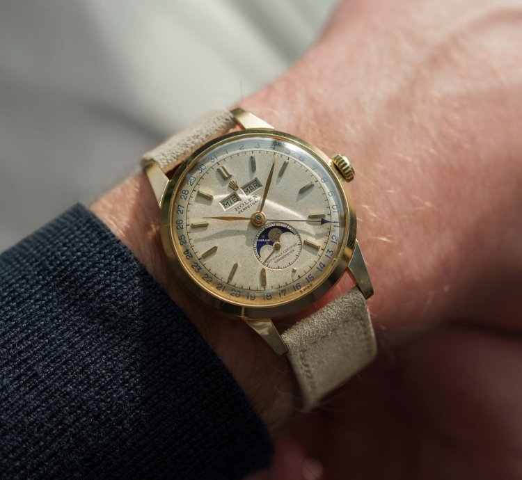 Rolex Padellone 8171 Padellone Yellow Gold Rare Oyster Bracelet