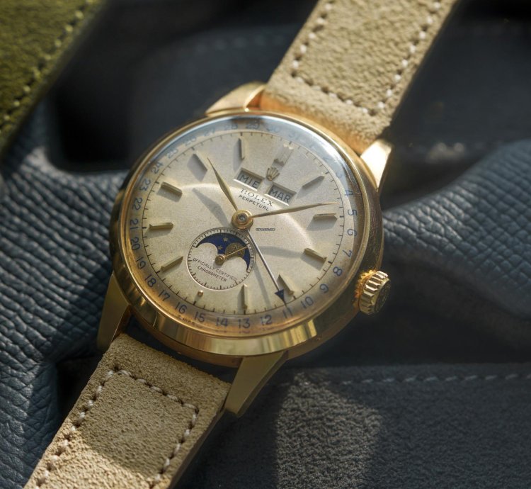 Rolex Padellone 8171 Padellone Yellow Gold Rare Oyster Bracelet