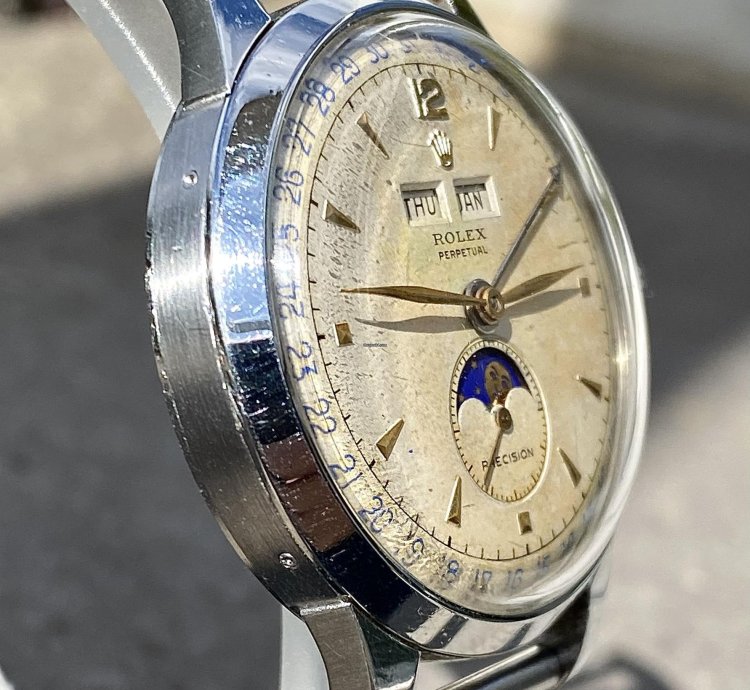 Rolex Padellone Padellone 8171 Lunar Phase Celendar 38 Mm