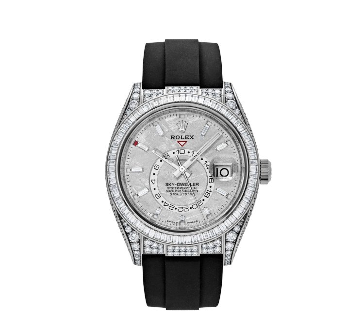 Rolex Sky-dweller 336259tbr White Gold Meteorite Dial Diamond Bezel And Case
