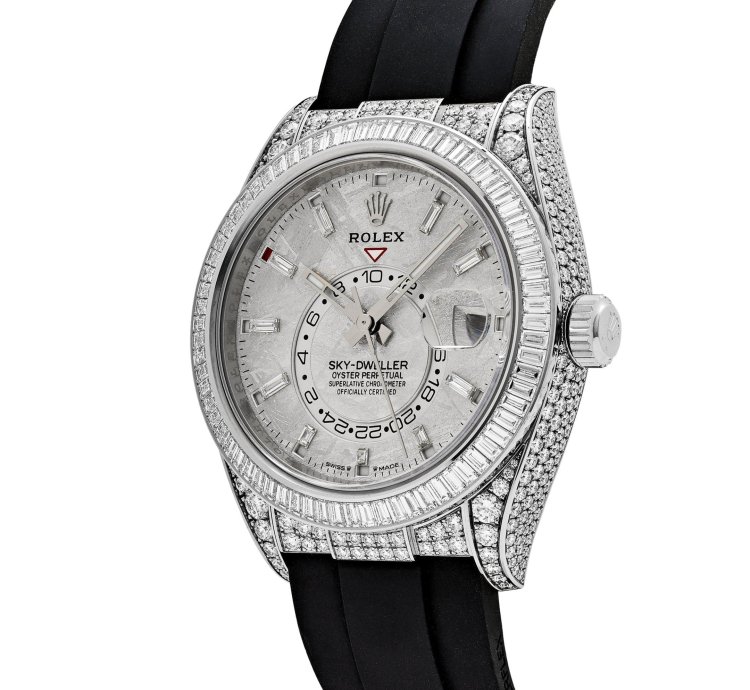 Rolex Sky-dweller 336259tbr White Gold Meteorite Dial Diamond Bezel And Case