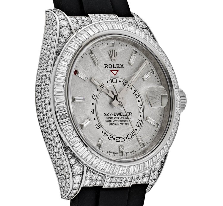 Rolex Sky-dweller 336259tbr White Gold Meteorite Dial Diamond Bezel And Case
