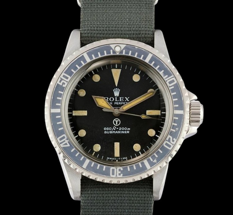Rolex Submariner no Date 5513 Milsub From 1972 With Rolex Service